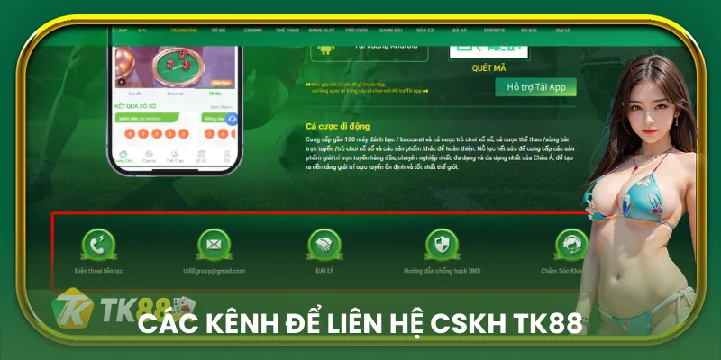 Tổng hợp các kênh có thể liên lạc với CSKH EV88