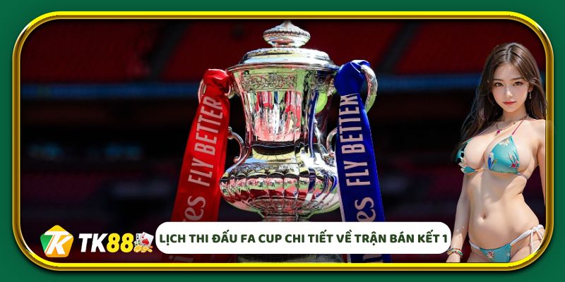 Lịch thi đấu FA CUP chi tiết về trận bán kết 1