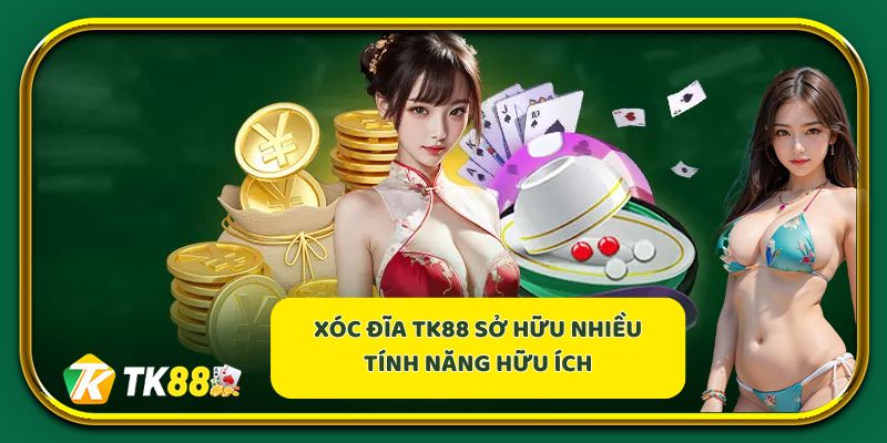 Xóc Đĩa EV88 sở hữu nhiều tính năng hữu ích